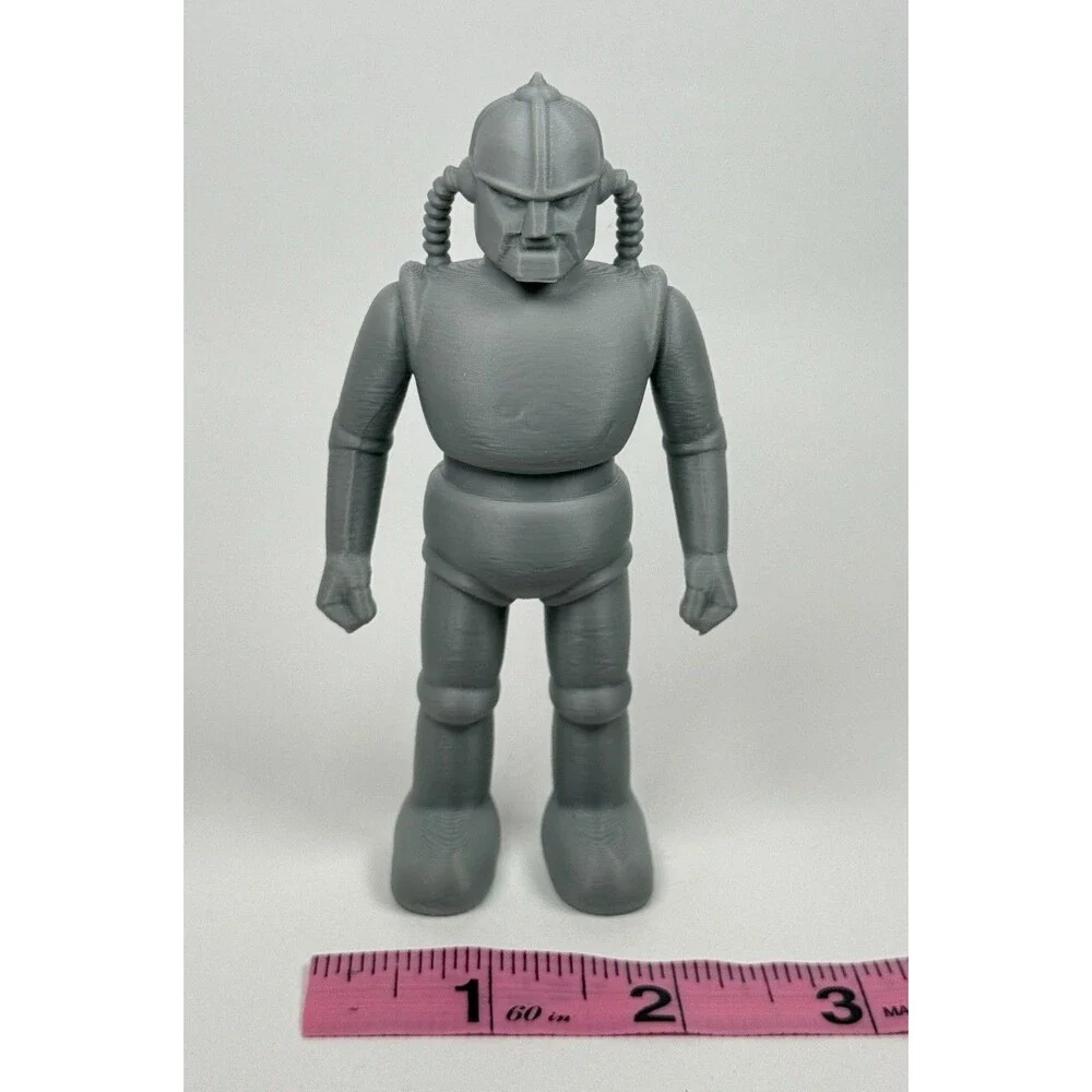 Interstellar Space Robot Gray Paintable Toy